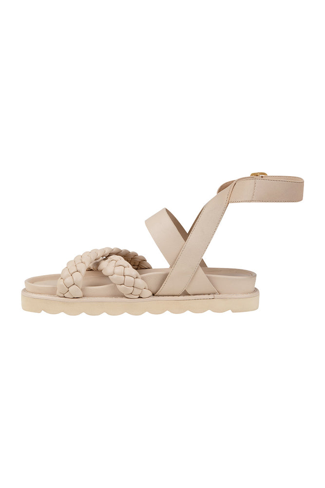 Alexa Plaited Leather Sandals 🛍️